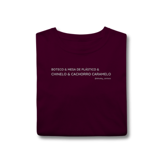 Nome do produtoboteco & mesa de plástico & chinelo & cachorro caramelo