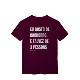 Nome do produtoEu gosto de cachorro, e talvez de 3 pessoas