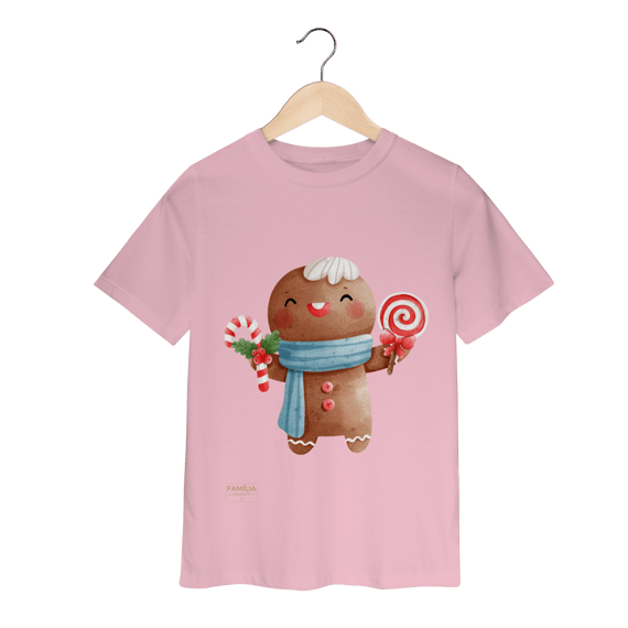 Camiseta Classic Infantil — Ginger Love Doces | Natal