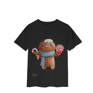 Nome do produto Camiseta Classic Infantil — Ginger Love Doces | Natal