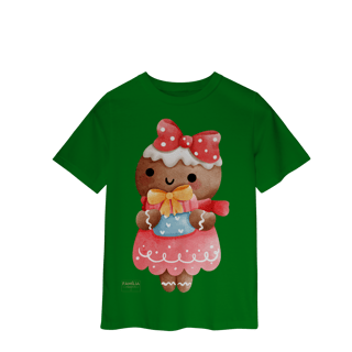 Nome do produto Camiseta Classic Infantil — Ginger Love Presente | Natal
