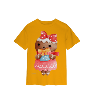 Nome do produto Camiseta Classic Infantil — Ginger Love Presente | Natal