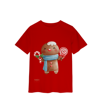 Nome do produto Camiseta Classic Infantil — Ginger Love Doces | Natal