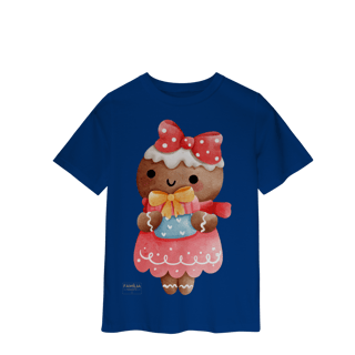 Nome do produto Camiseta Classic Infantil — Ginger Love Presente | Natal