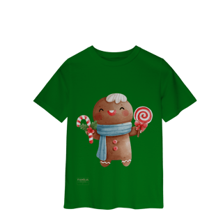 Nome do produto Camiseta Classic Infantil — Ginger Love Doces | Natal