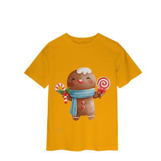 Nome do produto Camiseta Classic Infantil — Ginger Love Doces | Natal