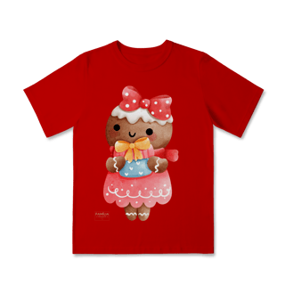 Nome do produto Camiseta Classic Infantil — Ginger Love Presente | Natal