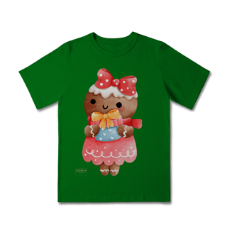 Nome do produto Camiseta Classic Infantil — Ginger Love Presente | Natal