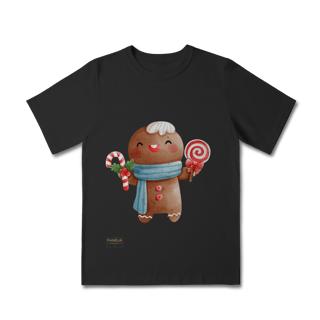 Nome do produto Camiseta Classic Infantil — Ginger Love Doces | Natal