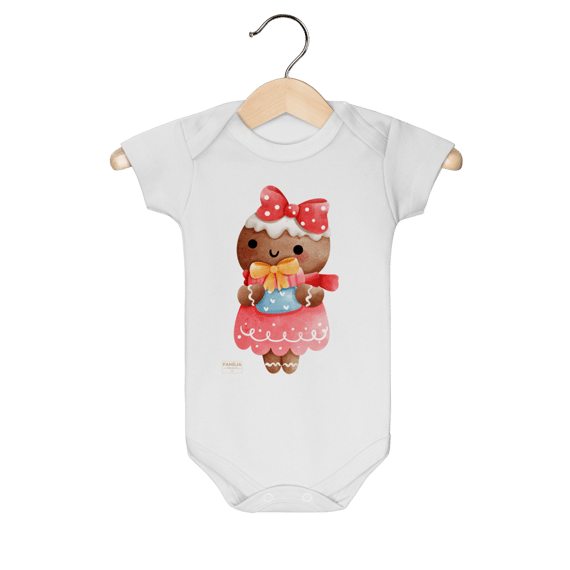 Body Infantil - Ginger Love Presente | Natal