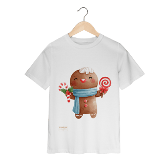Nome do produto Camiseta Classic Infantil — Ginger Love Doces | Natal
