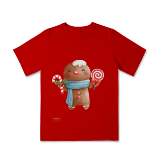 Nome do produto Camiseta Classic Infantil — Ginger Love Doces | Natal
