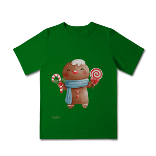 Nome do produto Camiseta Classic Infantil — Ginger Love Doces | Natal