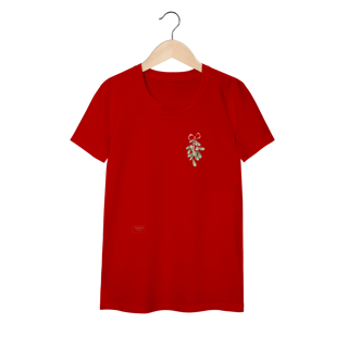 Nome do produto Camiseta Baby Long Classic — Visco de Natal 