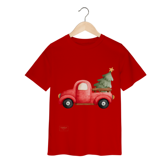Camiseta Classic Infantil – Caminhonete de Natal
