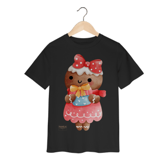 Nome do produto Camiseta Classic Infantil — Ginger Love Presente | Natal