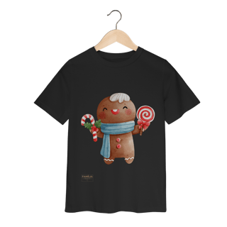 Nome do produto Camiseta Classic Infantil — Ginger Love Doces | Natal