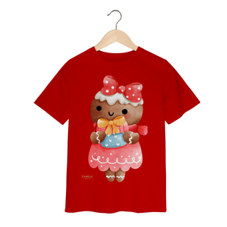 Nome do produto Camiseta Classic Infantil — Ginger Love Presente | Natal