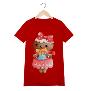 Camiseta Baby Long Quality - Ginger Love Presente | Natal