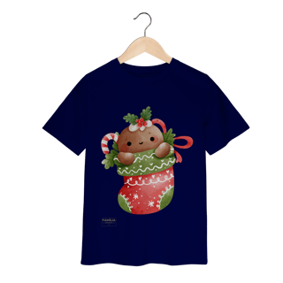 Nome do produto Camiseta Classic Infantil — Ginger Love Doces | Natal
