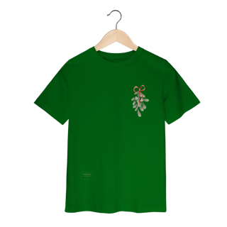 Nome do produto Camiseta Classic Infantil — Visco de Natal 