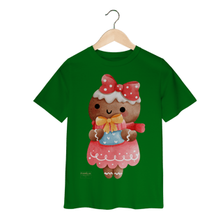 Nome do produto Camiseta Classic Infantil — Ginger Love Presente | Natal