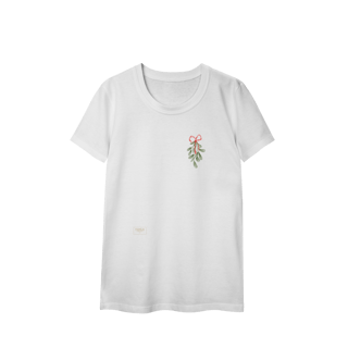 Nome do produto Camiseta Baby Long Classic — Visco de Natal 
