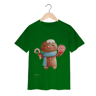Nome do produto Camiseta Classic Infantil — Ginger Love Doces | Natal