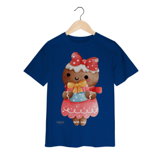Nome do produto Camiseta Classic Infantil — Ginger Love Presente | Natal