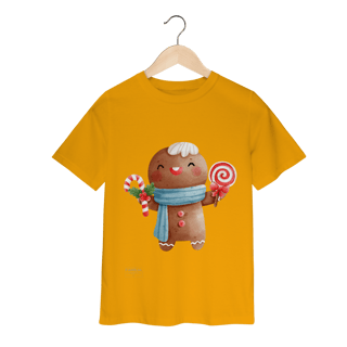 Nome do produto Camiseta Classic Infantil — Ginger Love Doces | Natal