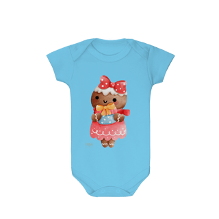 Nome do produto Body Infantil - Ginger Love Presente | Natal