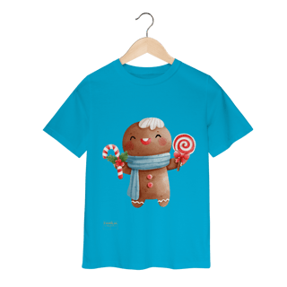 Nome do produto Camiseta Classic Infantil — Ginger Love Doces | Natal
