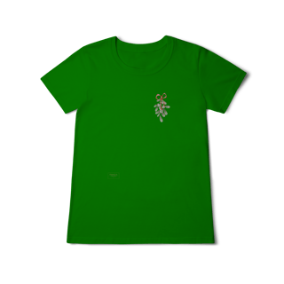 Nome do produto Camiseta Baby Long Classic — Visco de Natal 