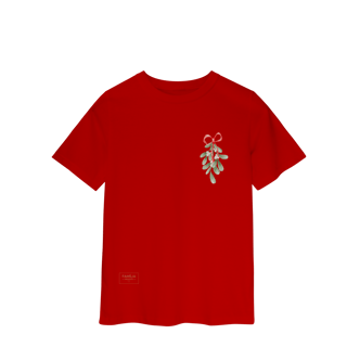 Nome do produto Camiseta Classic Infantil — Visco de Natal 