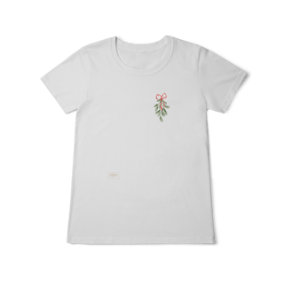 Nome do produto Camiseta Baby Long Classic — Visco de Natal 