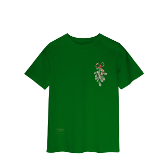 Nome do produto Camiseta Classic Infantil — Visco de Natal 