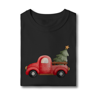 Nome do produto Camiseta Classic Infantil – Caminhonete de Natal