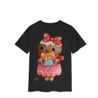 Nome do produto Camiseta Classic Infantil — Ginger Love Presente | Natal