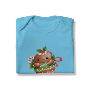 Nome do produto Body Infantil -  Ginger Love Meia | Natal