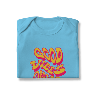 Nome do produto Body Infantil - GOOD VIBES ONLY