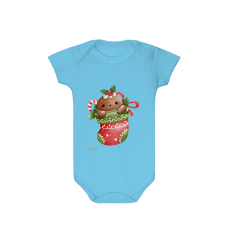 Nome do produto Body Infantil -  Ginger Love Meia | Natal