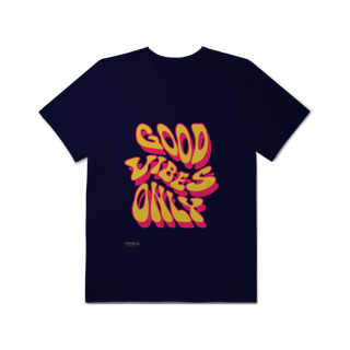 Nome do produto T-Shirt Plus Size - GOOD VIBES ONLY
