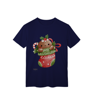Nome do produto T-Shirt Classic -  Ginger Love Meia | Natal