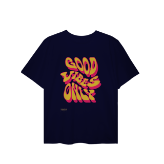 Nome do produto T-Shirt Plus Size - GOOD VIBES ONLY