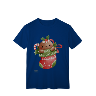 Nome do produto T-Shirt Classic -  Ginger Love Meia | Natal
