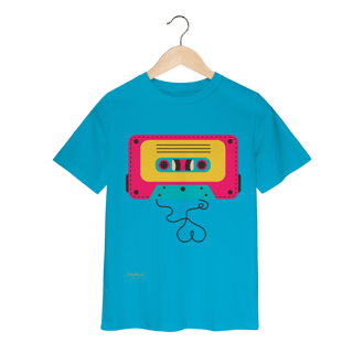 Nome do produto Camiseta Classic Infantil - FITA CASSETE