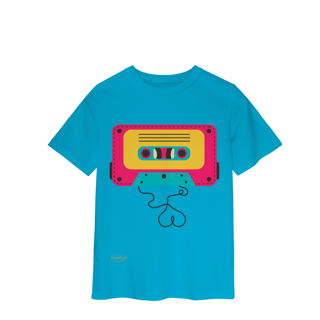 Nome do produto Camiseta Classic Infantil - FITA CASSETE