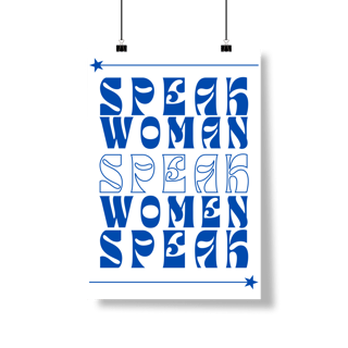 Poster Retrato - OWN YOUR VOICE