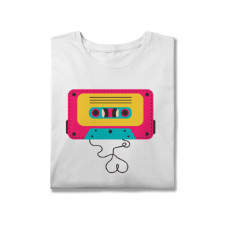 Nome do produto T-Shirt Plus Size - FITA CASSETE