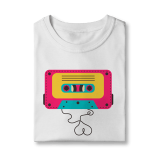 Nome do produto Camiseta Classic Infantil - FITA CASSETE
